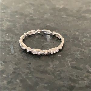 Bony Levy 18k white gold geometric ring